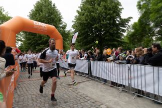 Mitarbeiter der Stadtwerke Stendal während des Firmenlaufs