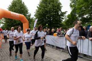 Läufergruppe der Stadtwerke Stendal beim Firmenlauf 2023